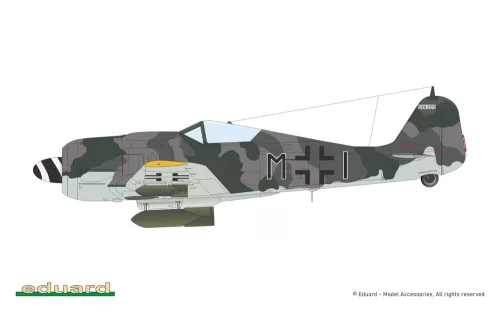 Eduard Fw 190F-8 ProfiPACK 1:48 repülőgép makett