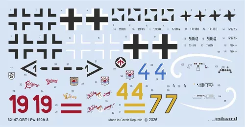 Eduard Fw 190A-8 ProfiPACK 1:48 repülőgép makett