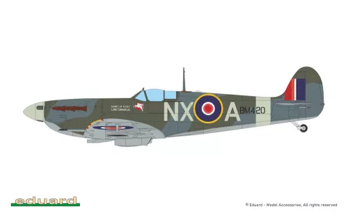 Eduard Spitfire Mk.Vb középső változat ProfiPACK 1:48 repülőgép makett
