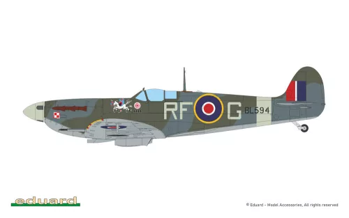 Eduard Spitfire Mk.Vb középső változat ProfiPACK 1:48 repülőgép makett