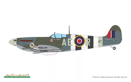 Eduard Spitfire Mk.Vb középső változat ProfiPACK 1:48 repülőgép makett