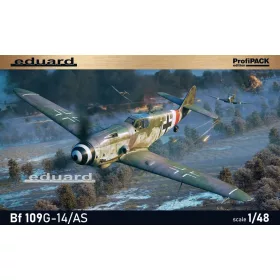 Eduard Bf 109G-14/AS ProfiPACK 1:48 repülőgép makett
