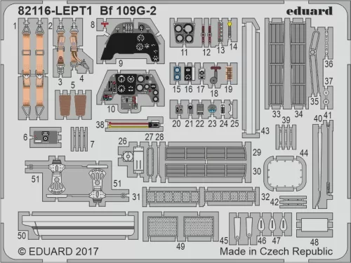 Eduard Bf 109G-2 ProfiPACK 1:48 repülőgép makett