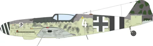 Eduard Bf 109K-4 ProfiPACK 1:48 repülőgép makett
