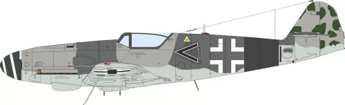 Eduard Bf 109K-4 ProfiPACK 1:48 repülőgép makett