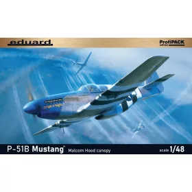   Eduard P-51B Mustang Malcolm Hood kabintető ProfiPACK 1:48 repülőgép makett