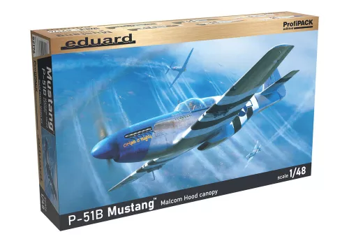 Eduard P-51B Mustang Malcolm Hood kabintető ProfiPACK 1:48 repülőgép makett