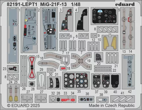 Eduard MiG-21F-13 ProfiPACK 1:48 repülőgép makett