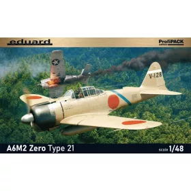 Eduard A6M2 Zero Type 21 ProfiPACK 1:48 repülőgép makett