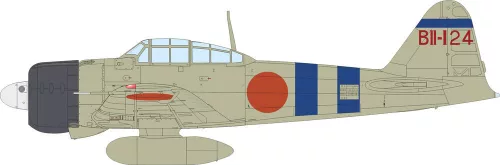 Eduard A6M2 Zero Type 21 ProfiPACK 1:48 repülőgép makett