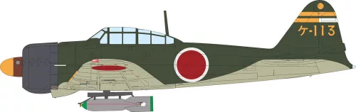 Eduard A6M2 Zero Type 21 ProfiPACK 1:48 repülőgép makett