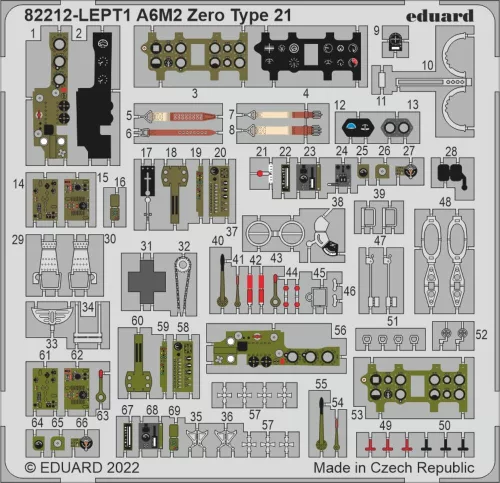 Eduard A6M2 Zero Type 21 ProfiPACK 1:48 repülőgép makett