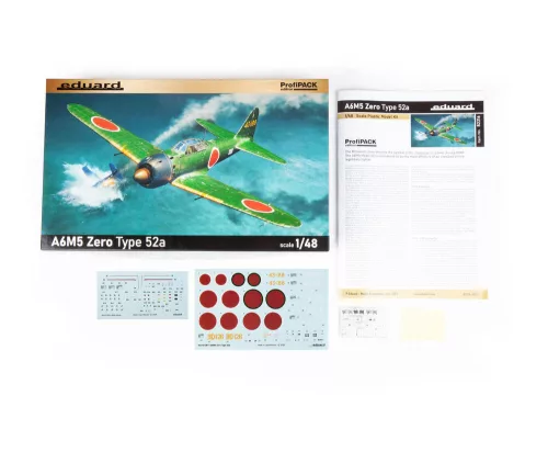 Eduard A6M5 Zero Type 52a ProfiPACK 1:48 repülőgép makett