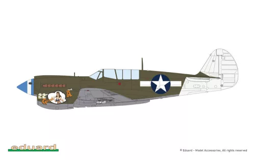 Eduard P-40N Warhawk ProfiPACK 1:48 repülőgép makett