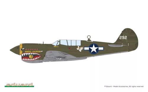 Eduard P-40N Warhawk ProfiPACK 1:48 repülőgép makett