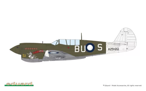 Eduard P-40N Warhawk ProfiPACK 1:48 repülőgép makett