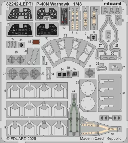 Eduard P-40N Warhawk ProfiPACK 1:48 repülőgép makett