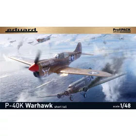   Eduard P-40K rövid farokrészű ProfiPACK 1:48 repülőgép makett