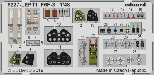 Eduard F6F-3 ProfiPACK 1:48 repülőgép makett