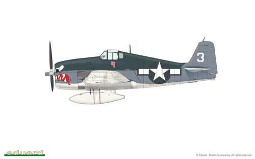 Eduard F6F-3 ProfiPACK 1:48 repülőgép makett