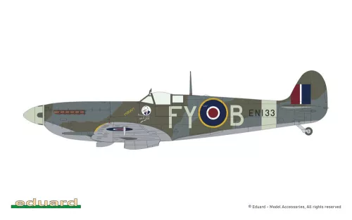 Eduard Spitfire Mk.IXc korai változat (újrakiadás) ProfiPACK 1:48 repülőgép makett