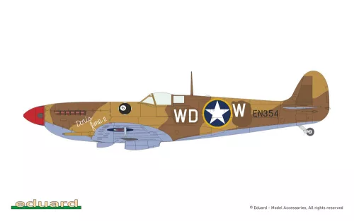 Eduard Spitfire Mk.IXc korai változat (újrakiadás) ProfiPACK 1:48 repülőgép makett