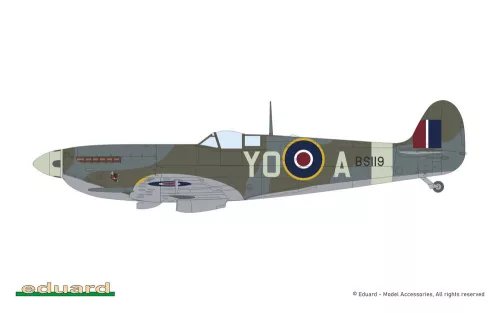Eduard Spitfire Mk.IXc korai változat (újrakiadás) ProfiPACK 1:48 repülőgép makett