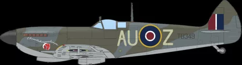 Eduard Spitfire Mk.XVI magas törzshátú ProfiPACK 1:48 repülőgép makett