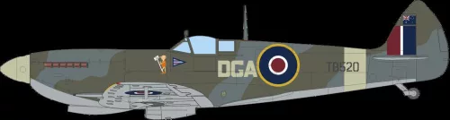 Eduard Spitfire Mk.XVI magas törzshátú ProfiPACK 1:48 repülőgép makett