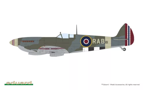Eduard Spitfire Mk.IXe ProfiPACK 1:48 repülőgép makett