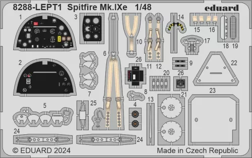 Eduard Spitfire Mk.IXe ProfiPACK 1:48 repülőgép makett