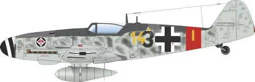 Eduard Bf 109G-6/AS Weekend Edition 1:48 repülőgép makett