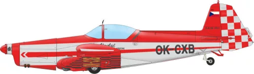 Eduard Z-526AFS Akrobat Weekend Edition 1:48 repülőgép makett