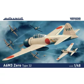   Eduard A6M3 Zero Type 32 Weekend Edition 1:48 repülőgép makett