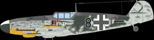 Eduard Bf 109G-4 Weekend Edition 1:48 repülőgép makett