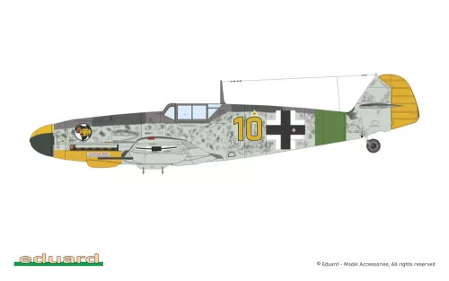 Eduard Bf 109G-4 Weekend Edition 1:48 repülőgép makett