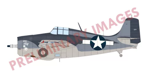 Eduard F4F-4 Wildcat késői Weekend Edition 1:48 repülőgép makett