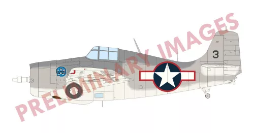 Eduard F4F-4 Wildcat késői Weekend Edition 1:48 repülőgép makett
