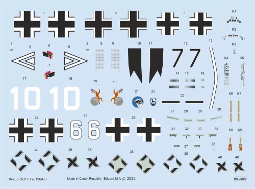 Eduard Fw 190A-3 Weekend Edition 1:48 repülőgép makett