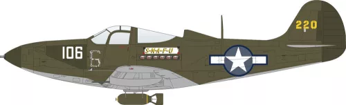 Eduard P-39Q Airacobra Weekend Edition 1:48 repülőgép makett