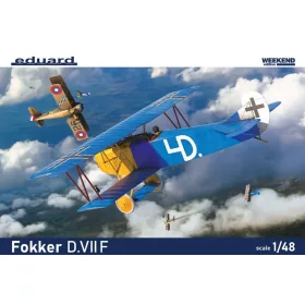   Eduard Fokker D.viif Weekend Edition 1:48 repülőgép makett