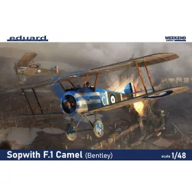   Eduard Sopwith F.1 Camel (Bentley) Weekend Edition 1:48 repülőgép makett