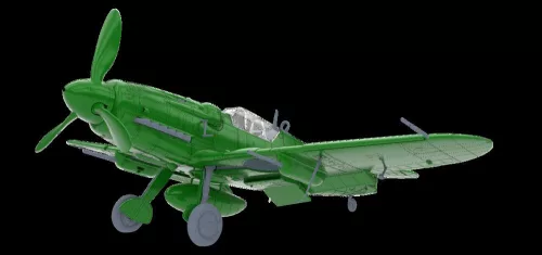 Eduard Avia S-199 ERLA kabintető Hybrid 1:48 repülőgép makett