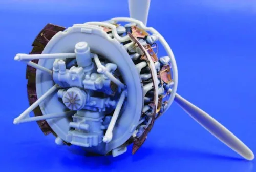 Eduard Accessories A6M2 Zero type 21 engine für Tamiya Bausatz 60317 - A6M2 Zero Type 21 motorrészletező fotómaratás