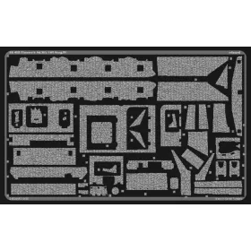   Eduard Accessories SD.KFZ. 163 Sturmgeschütz IV Zimmerit Fotoätzsatz - SD.KFZ. 163 Sturmgeschütz IV Zimmerit bevonat – fotómaratott részletező készlet