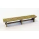 Plus Model Wooden Bench – dioráma kellék makett