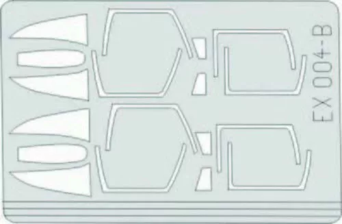 Eduard Accessories F-4 Phantom II - F-4 Phantom II – kabin- és ablakmaszk