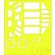 Eduard Accessories Bf 109E-3 - Bf 109E-3 – kabin- és ablakmaszk