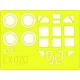 Eduard Accessories Bf 109E - Bf 109E – kabin- és ablakmaszk
