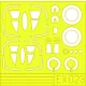 Eduard Accessories A-4E/F Skyhawk - kabin- és ablakmaszk